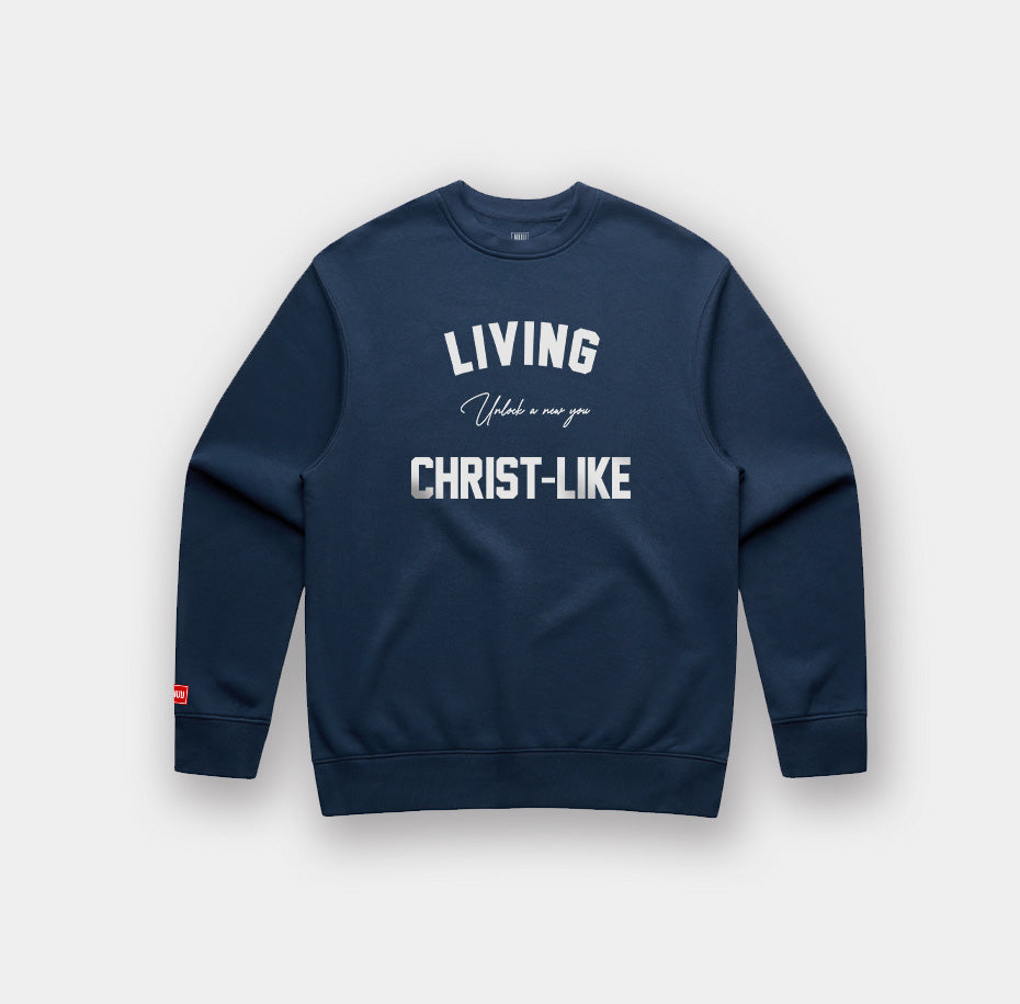 LCL - Living Christ Like sweatshirt (Sea Blue)