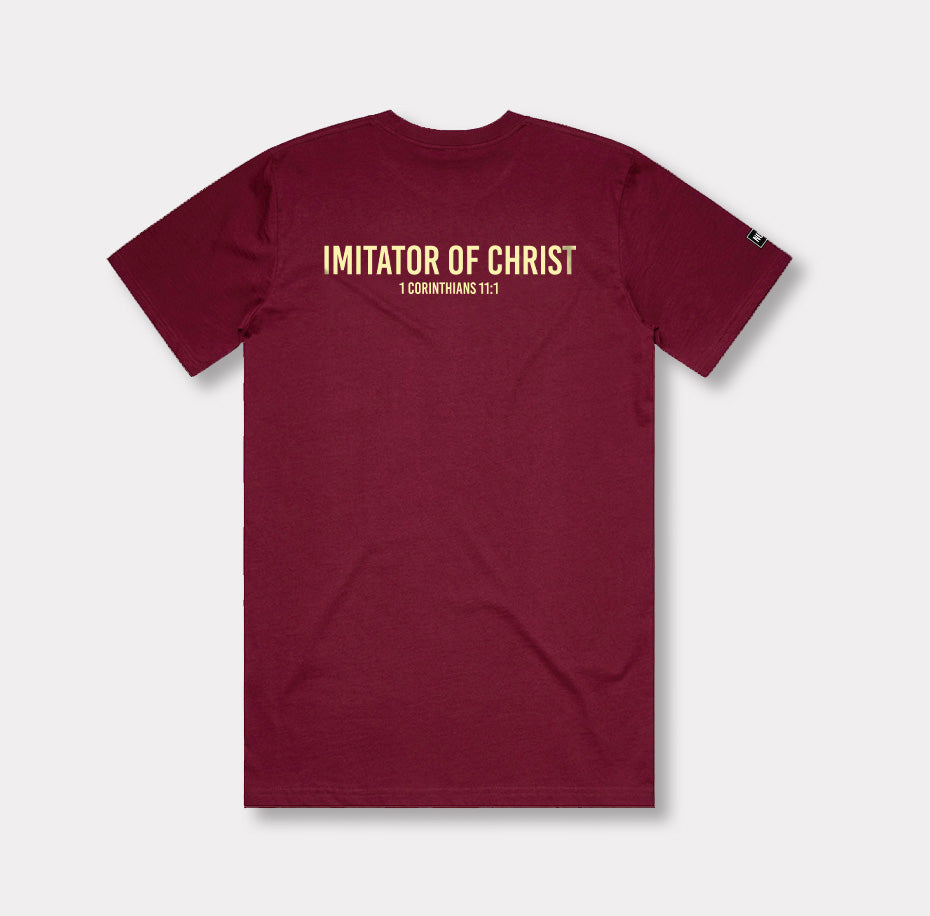 Christ Like Tee - (Maroon)