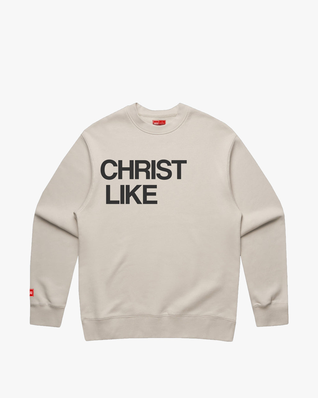 Christ Like Light Weight Sweatshirt - Ivory