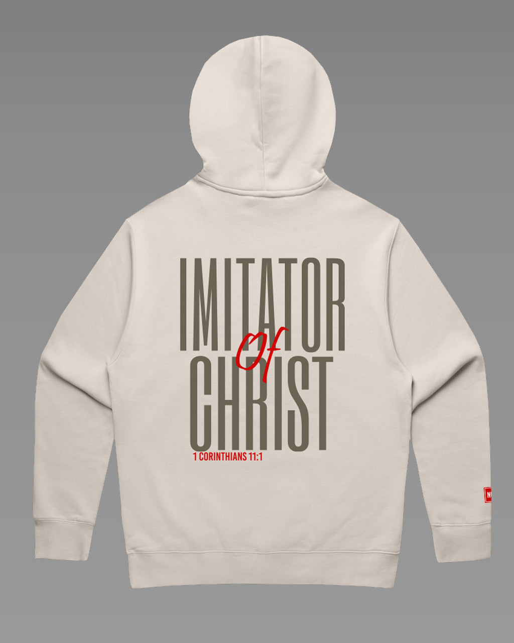 Imitator of Christ Hoodie - Cream