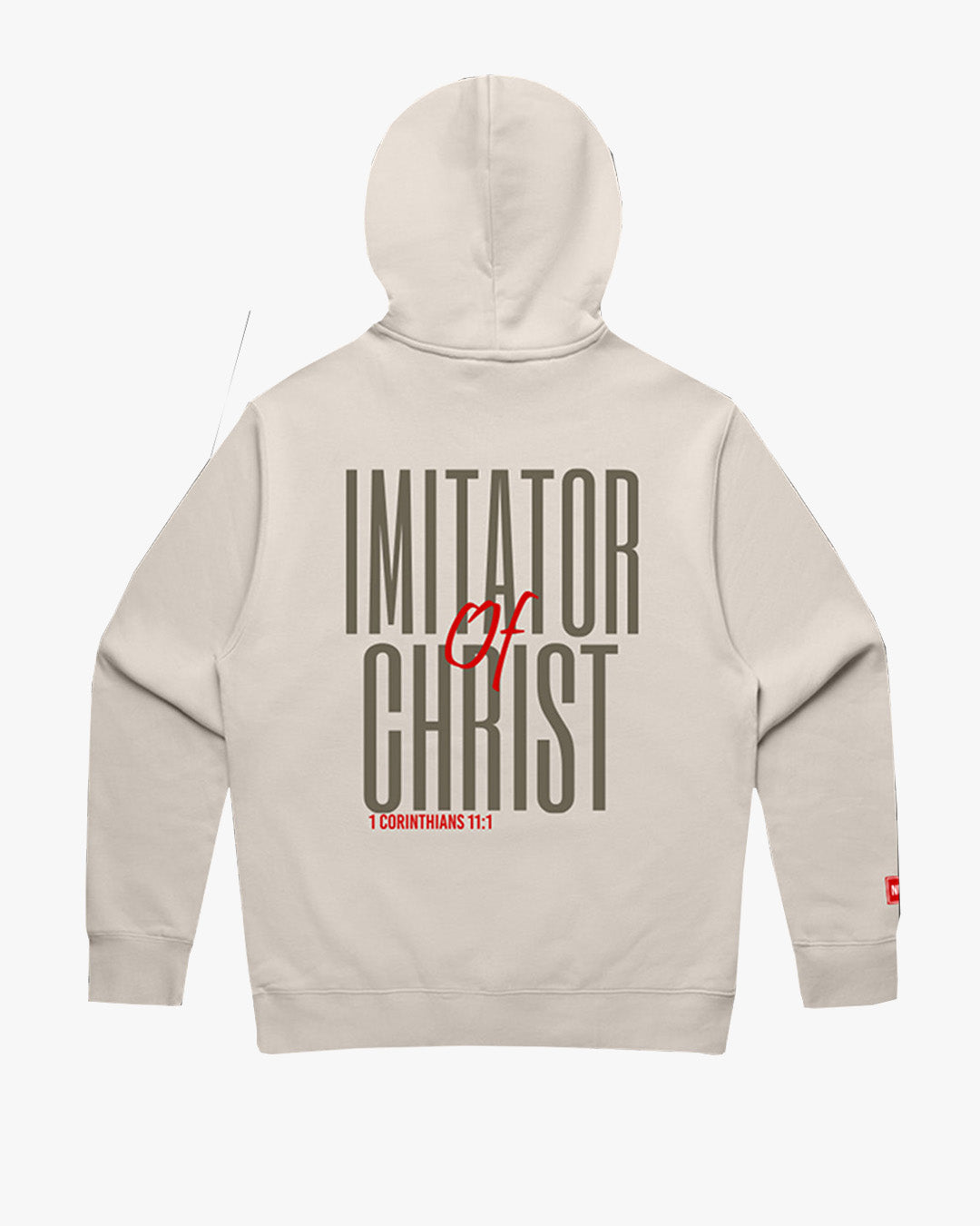 Imitator of Christ Hoodie - Ivory
