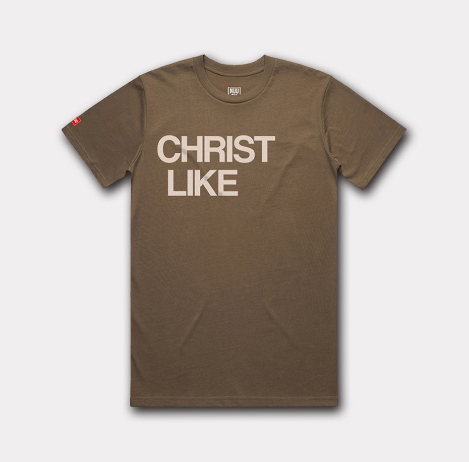Christ Like Tee (Coca Brown)