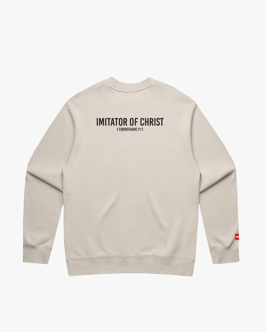 Christ Like Light Weight Sweatshirt - Ivory