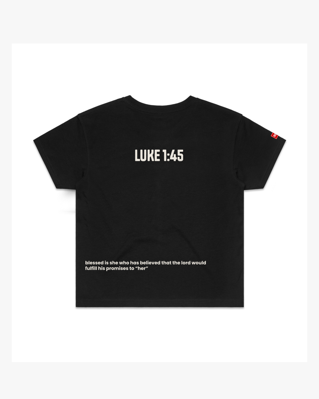 I AM HER Boxy Tee - Black