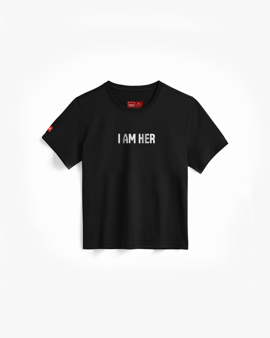 I AM HER Boxy Tee - Black