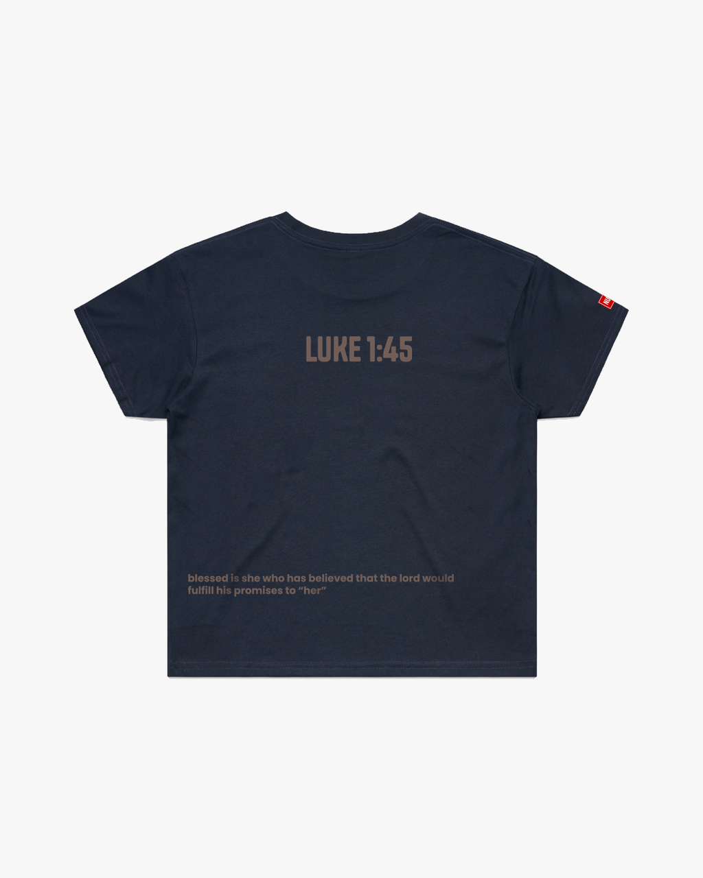 I AM HER Boxy Tee - Navy
