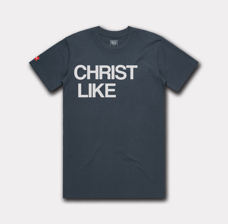Christ Like Tee (Denim)