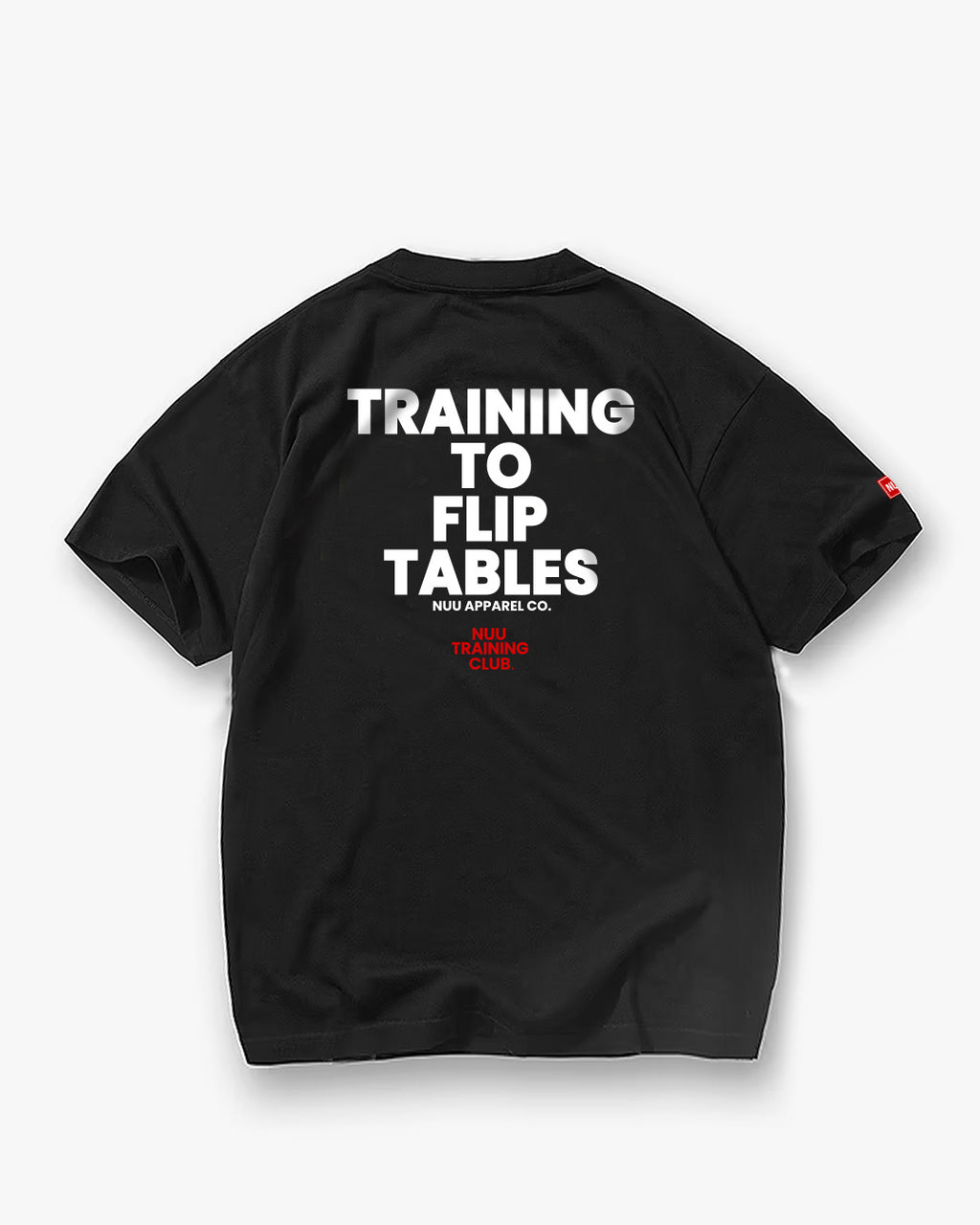 Flipping Tables Bamboo Tee (Relaxed Fit) - Black