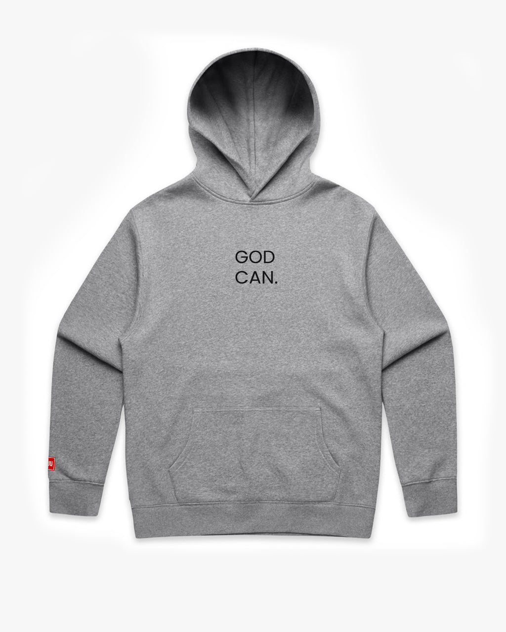 God Can Hoodie - Heather Grey