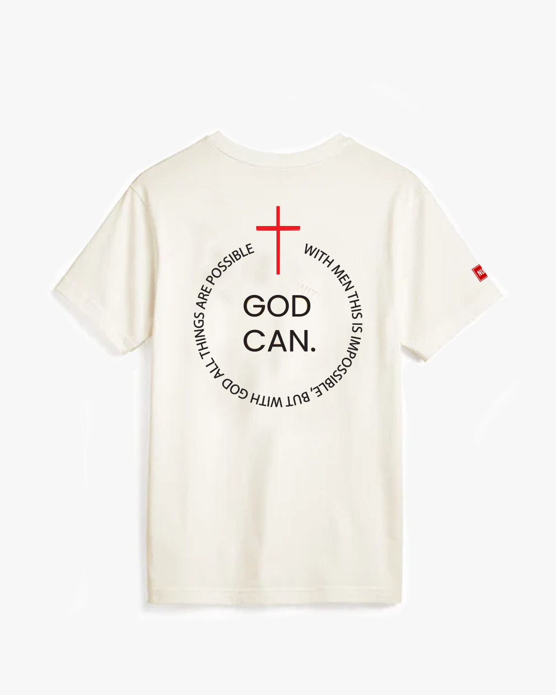 God Can Tee - Ivory