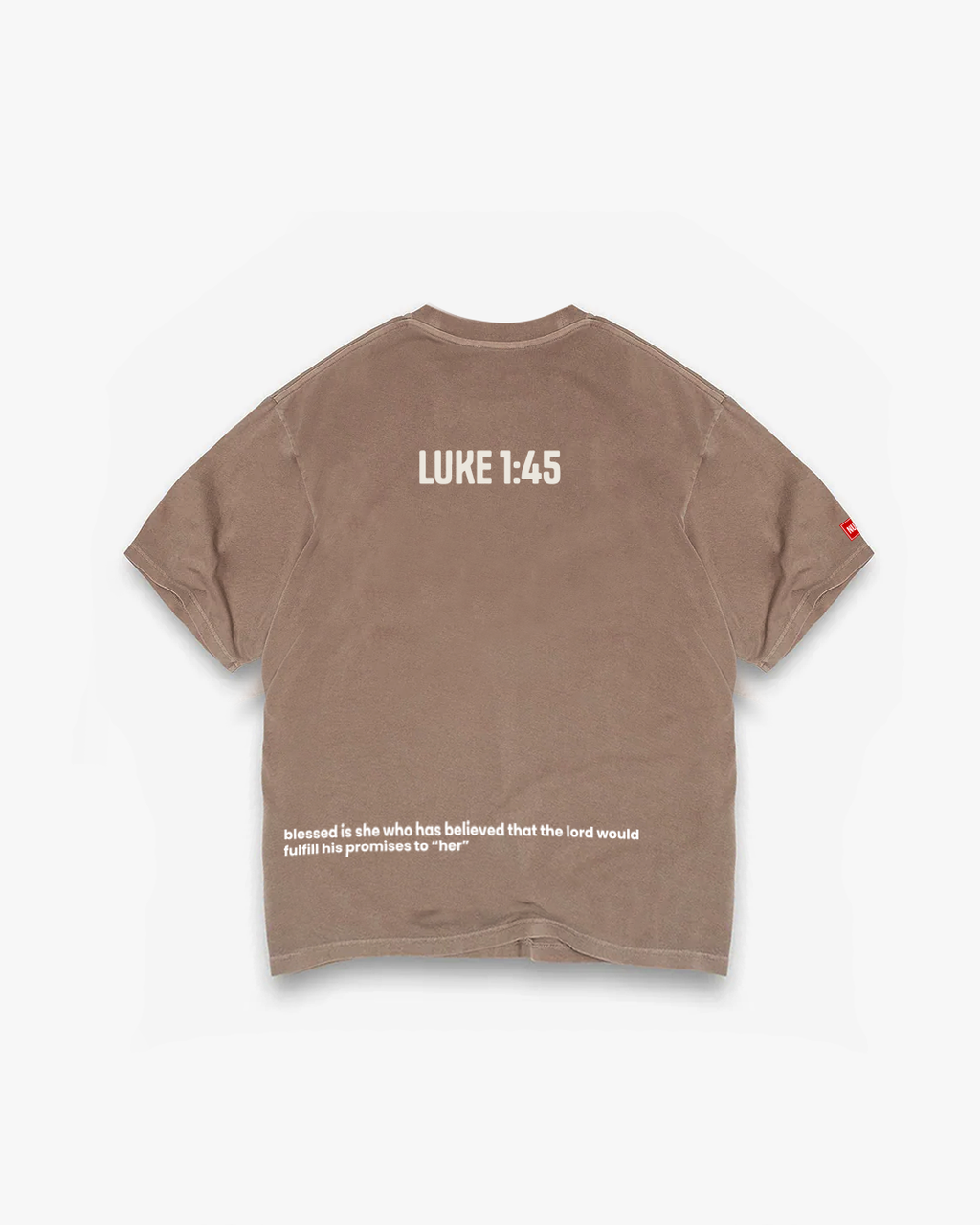 I AM HER Boxy Tee - Faded Brown
