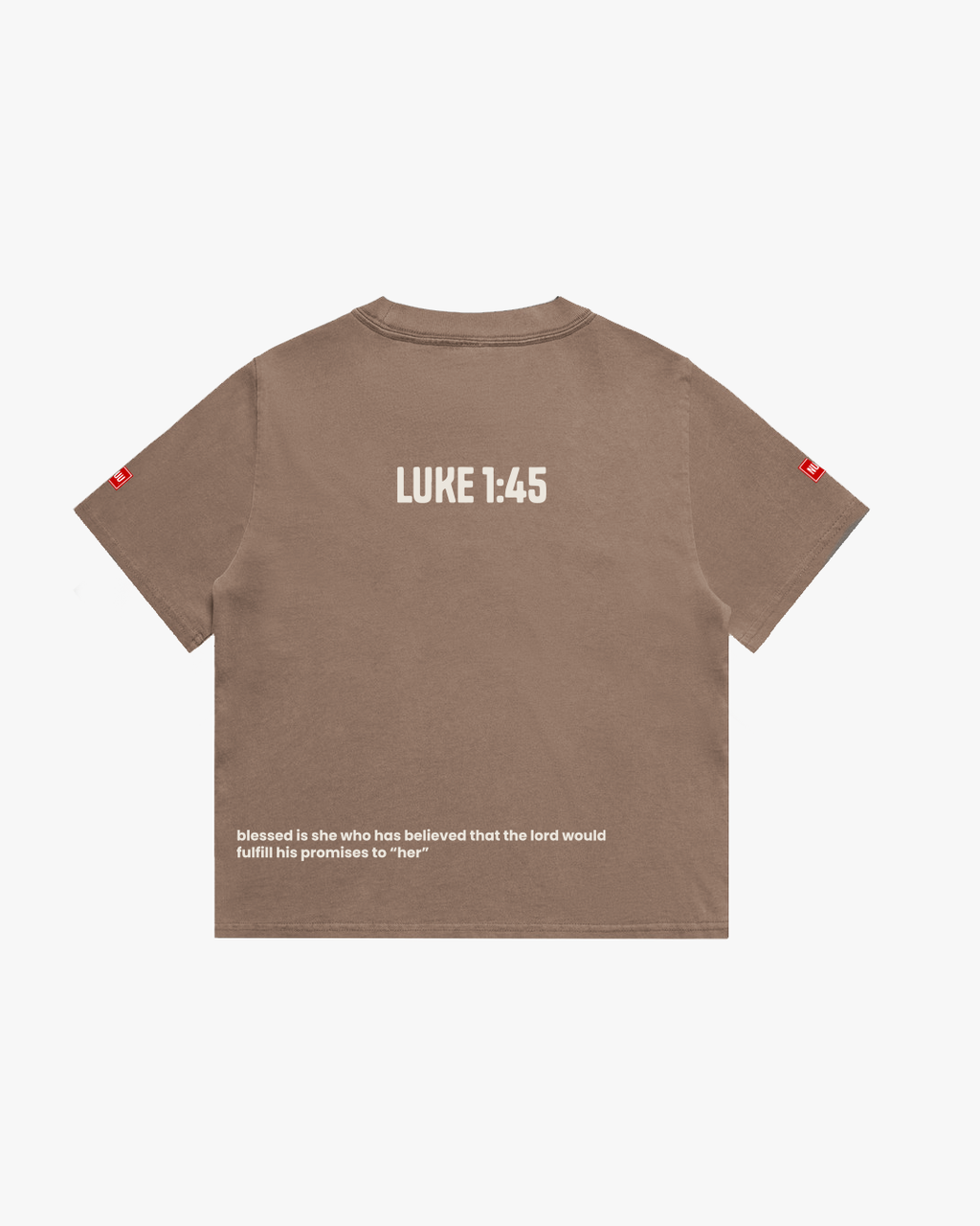 I AM HER Boxy Tee - Brown