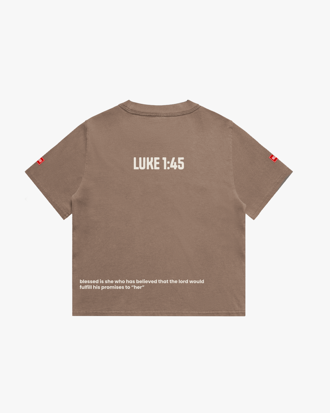 I AM HER Boxy Tee - Brown