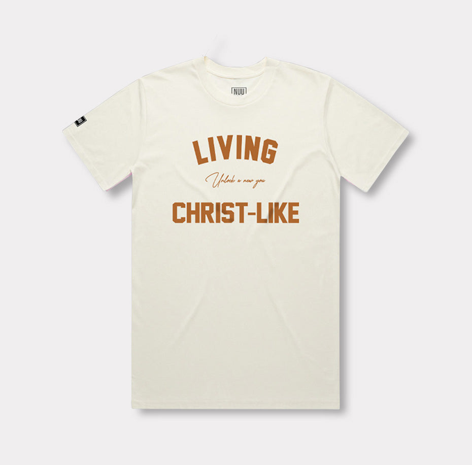LCL Tee - Living Christ Like (Cream)