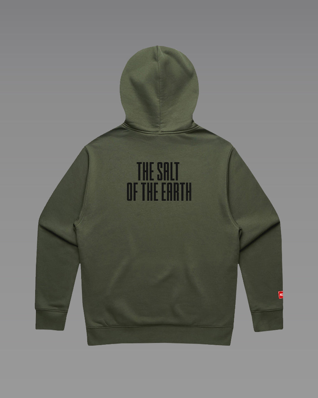 Salty Fleece Hoodie - Military Green