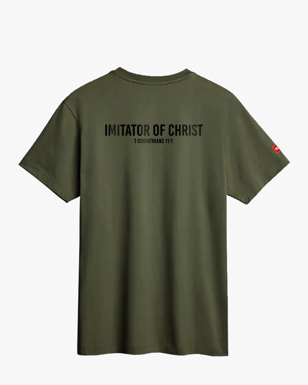 Christ Like Perfect Fit Tee - Heather Green