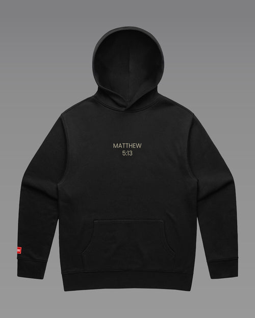 Be Salty oversized Hoodie - Black