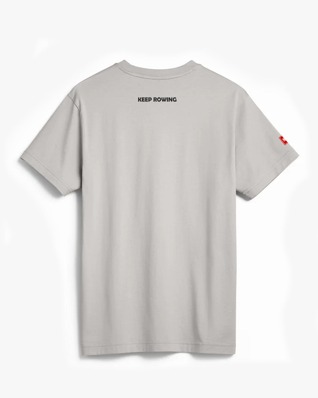 Keep Rowing Tee - Silver