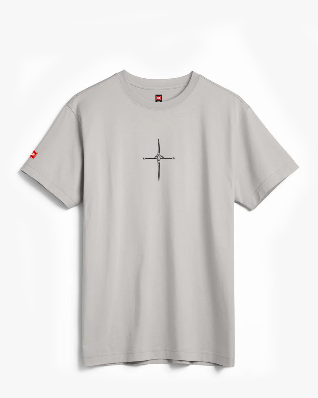 Keep Rowing Tee - Silver