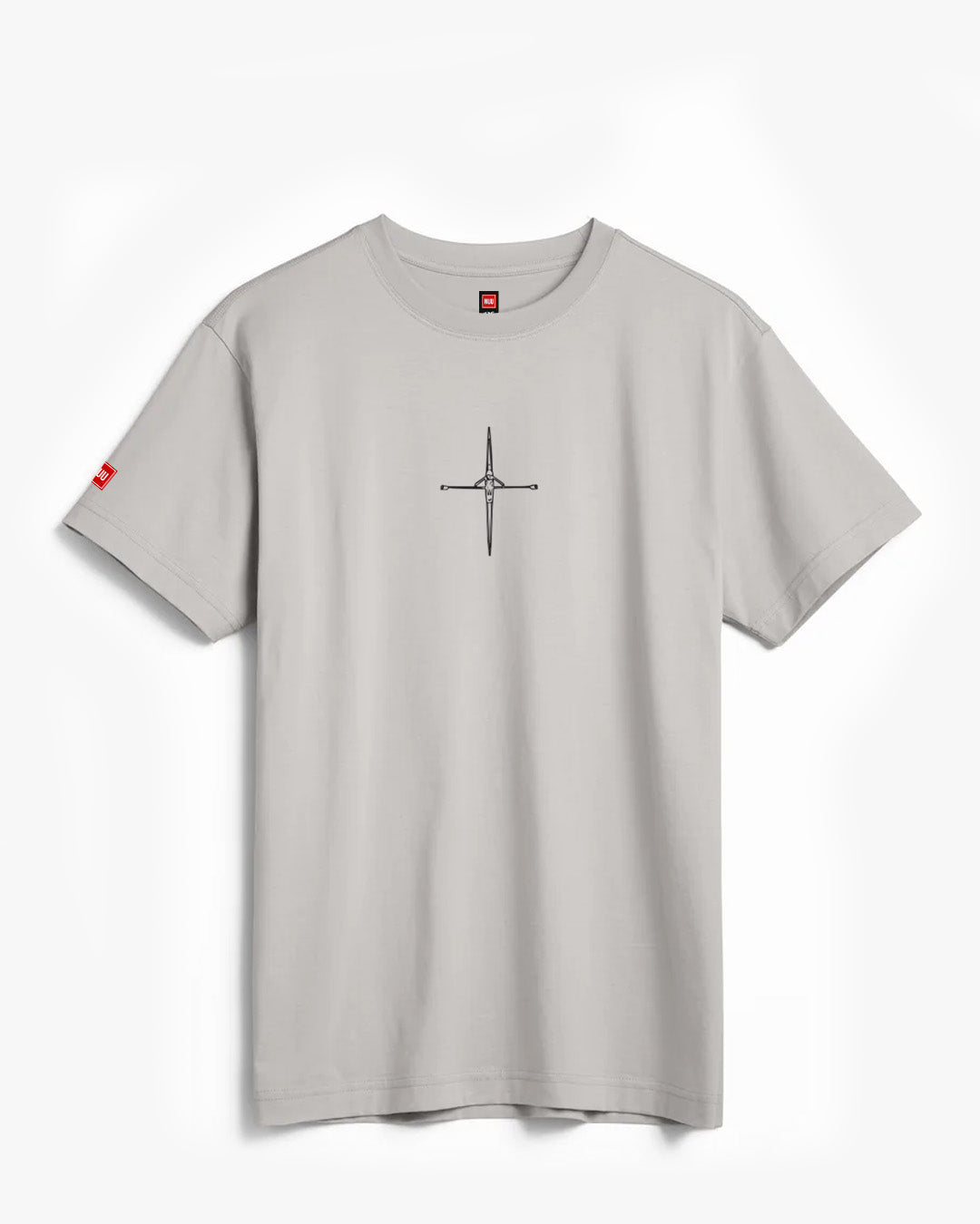Keep Rowing Tee - Silver