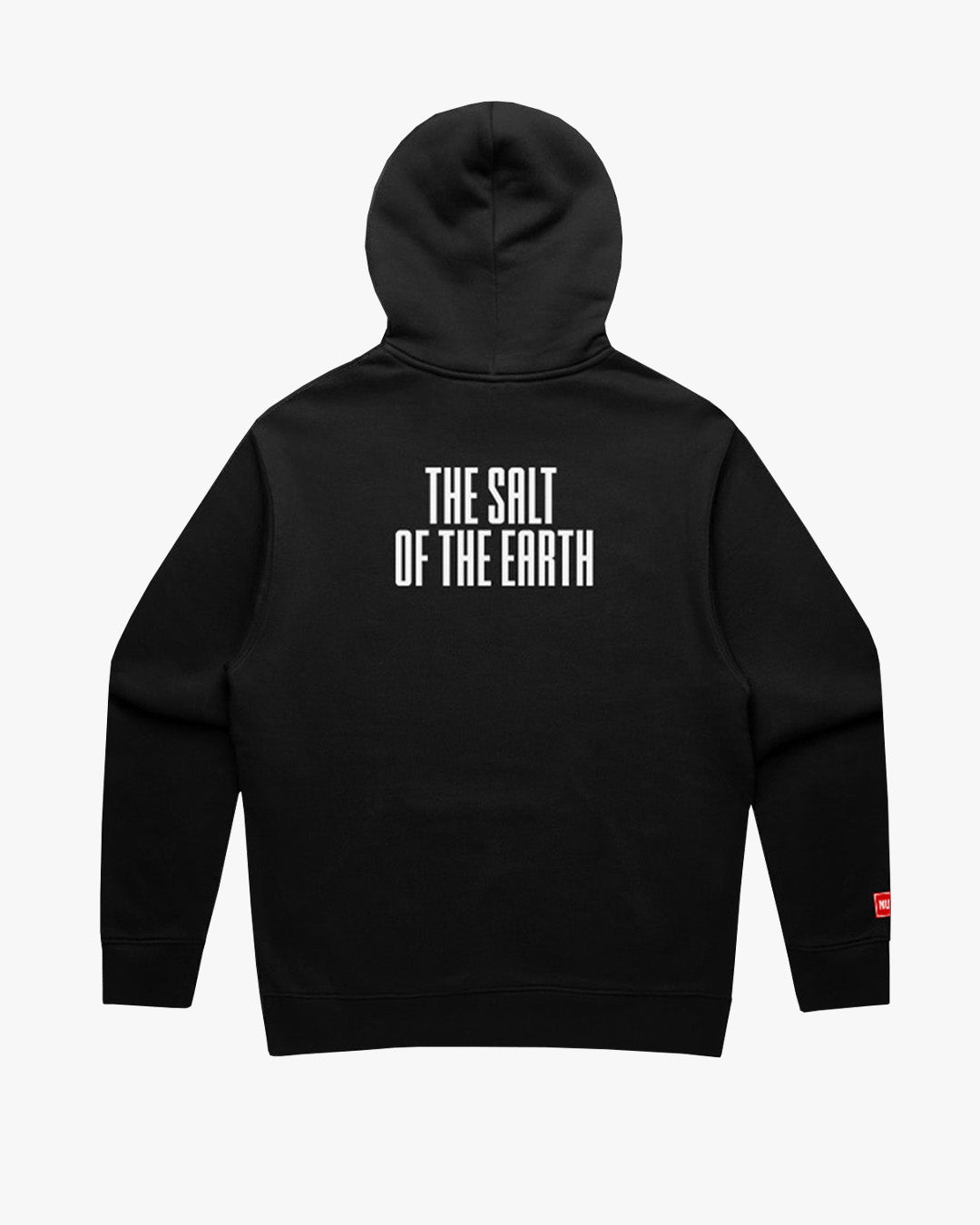 Salty Fleece Relaxed Fit Hoodie - Black