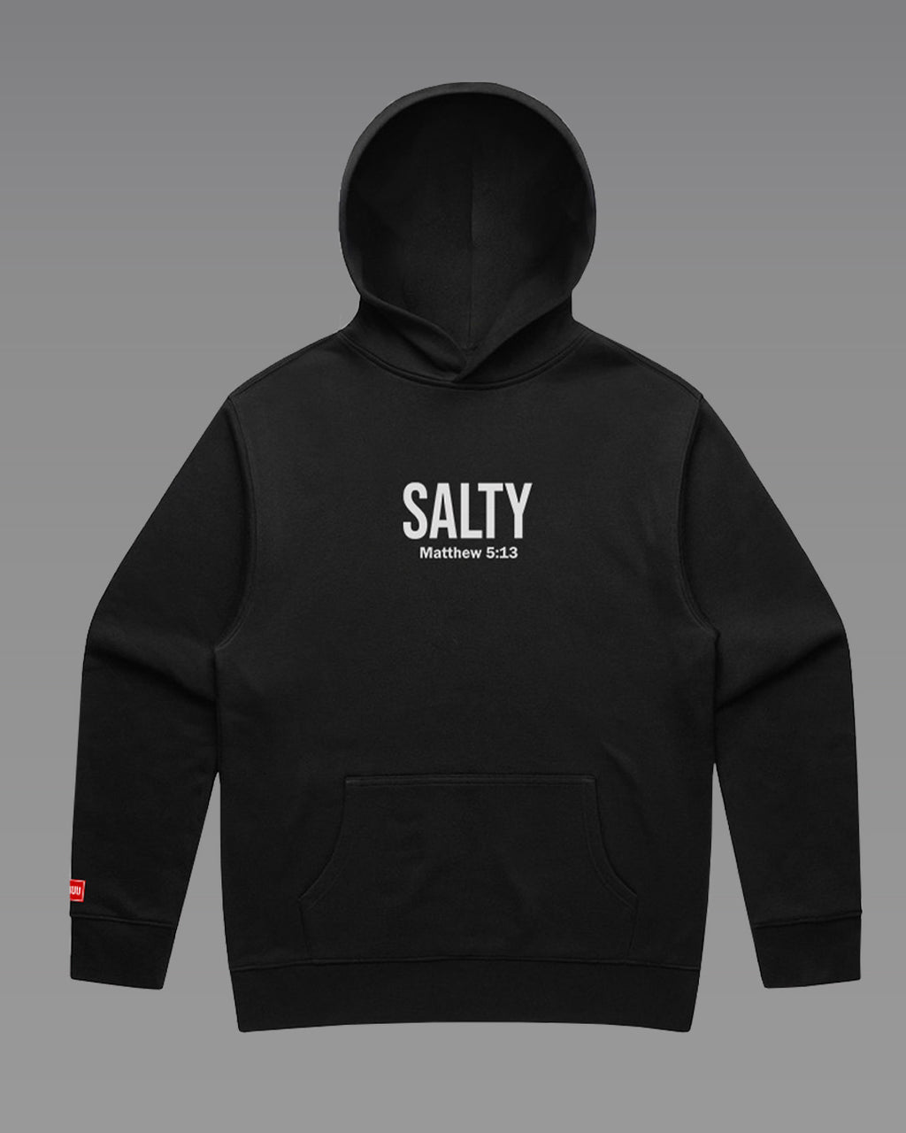 Salty Fleece Hoodie - Black