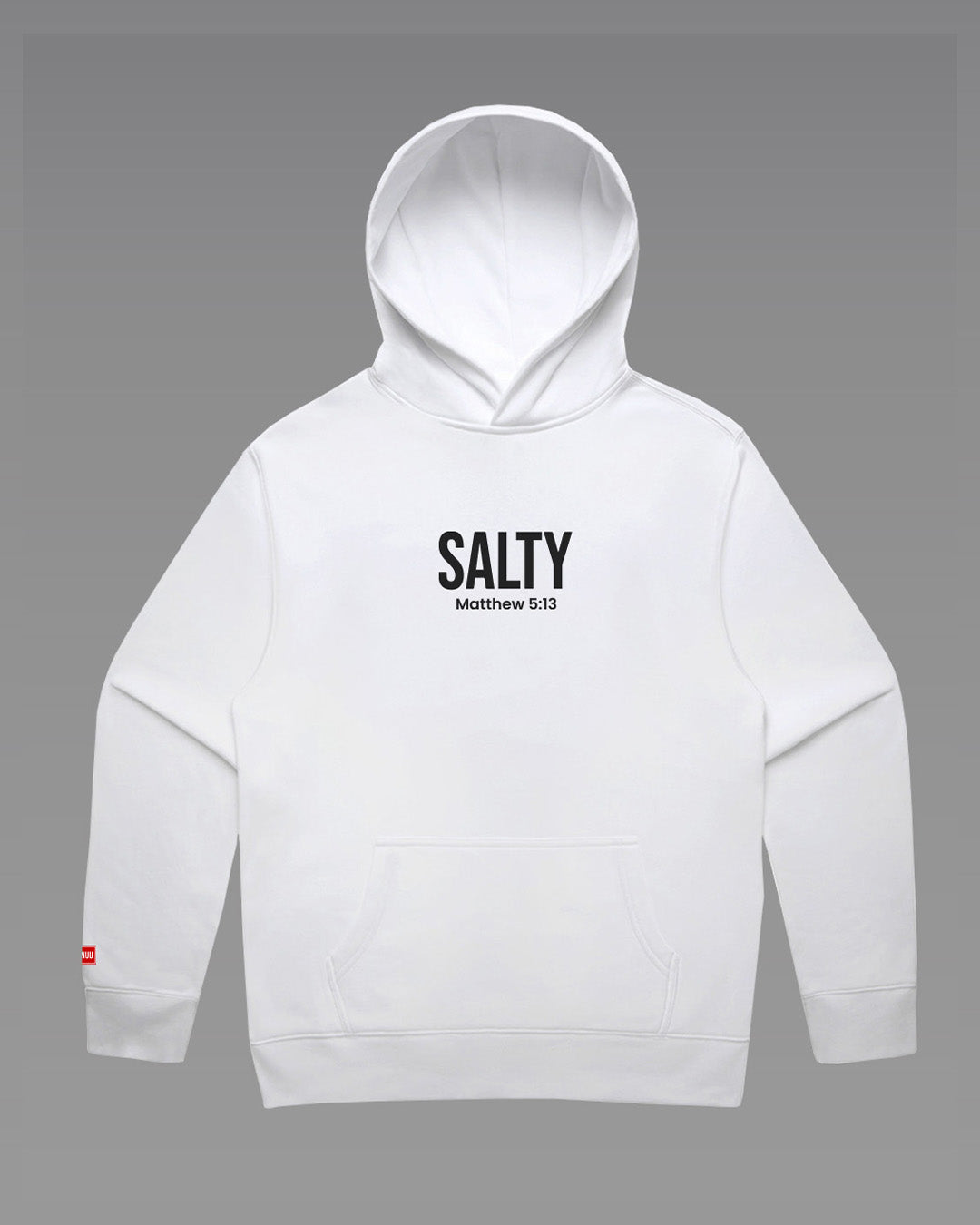 Salty Fleece Hoodie - White