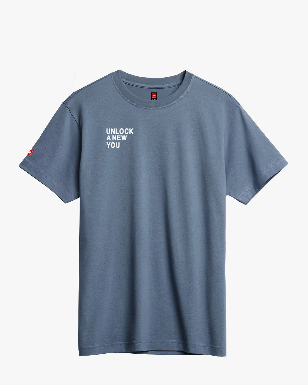 NUU Original Tee - Heather Slate Blue